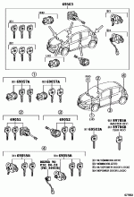 LOCK CYLINDER SET 1